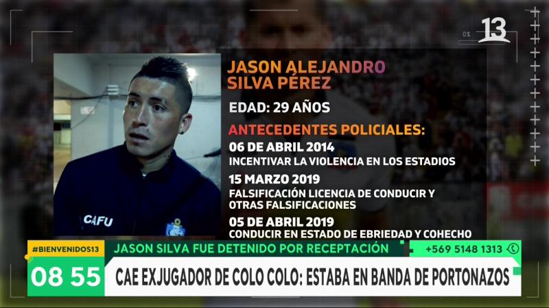 Cae exjugador de Colo Colo que integraba banda de portonazos