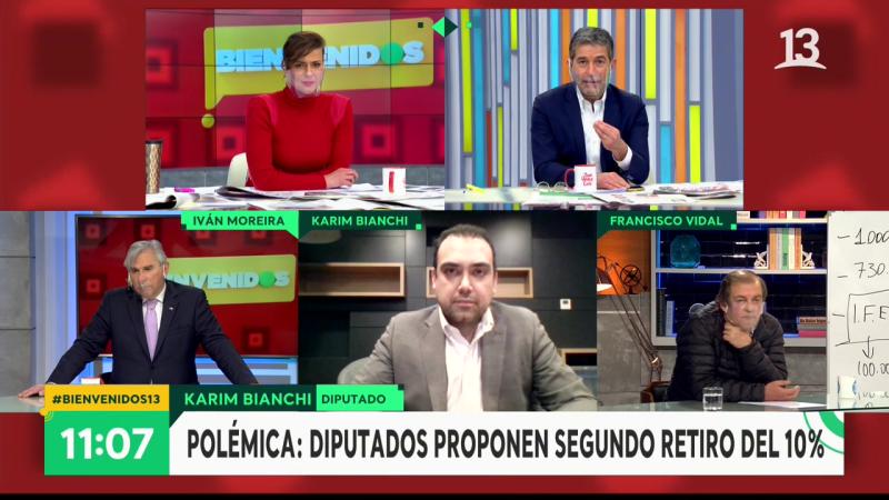 Debate por nuevo retiro de fondos en Bienvenidos