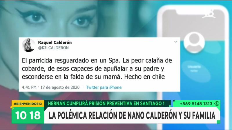 La polémica relación de Nano Calderón con su familia