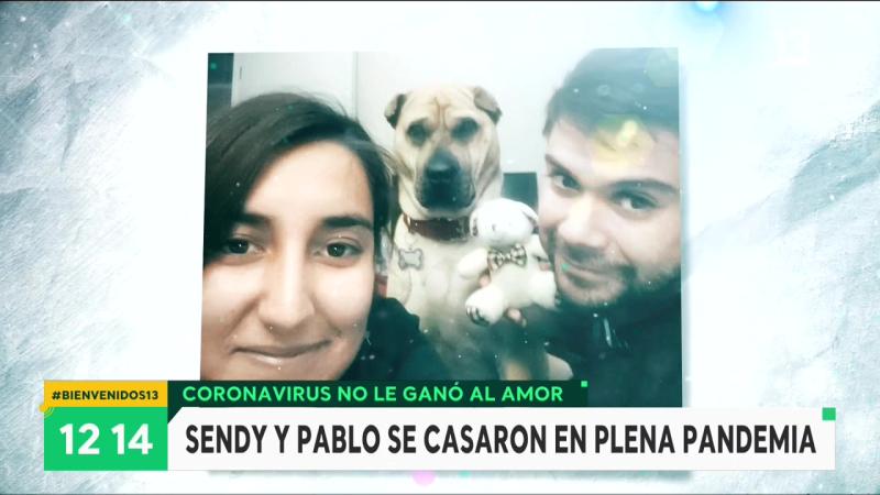 Se casaron en plena pandemia