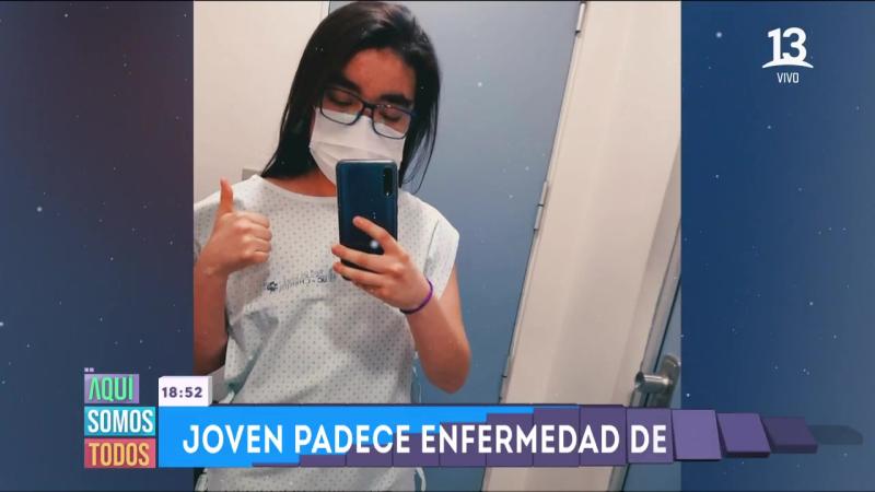 Joaquina padere la enfermedad de Crohn