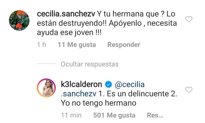 “Yo no tengo hermano”: Kel Calderón tras ataque a su papá