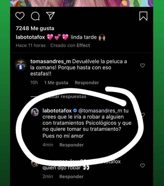 Peluca desata feroz pelea entre Botota Fox y ex amiga