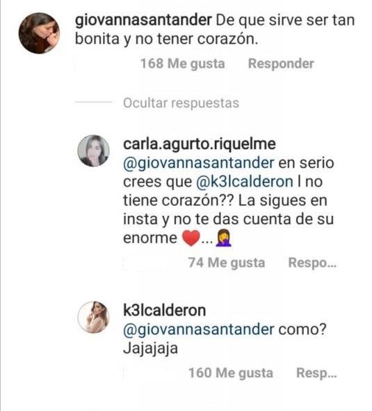 Kel Calderón reacciona a seguidora que le dijo “no tener corazón”