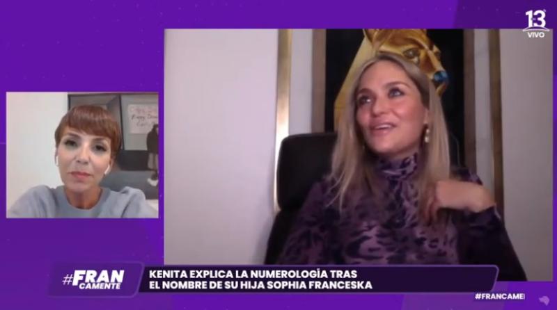Kenita Larraín explica por qué su hija se llama Sophia y no Sofía
