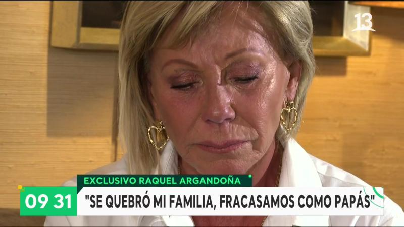 “No pudras a tu hijo en la cárcel”: El llamado de Raquel Argandoña