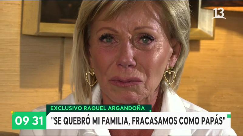 “No pudras a tu hijo en la cárcel”: El llamado de Raquel Argandoña