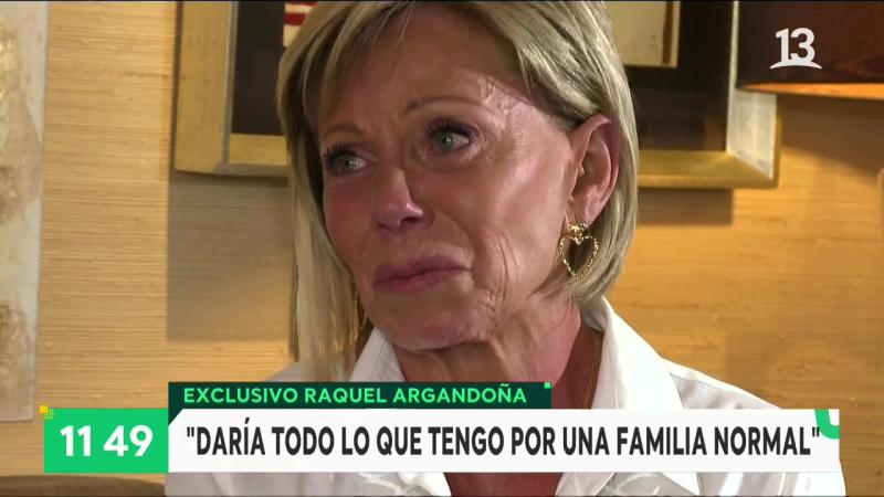 Raquel Argandoña revela lo que su mamá piensa del caso de Nano Calderón