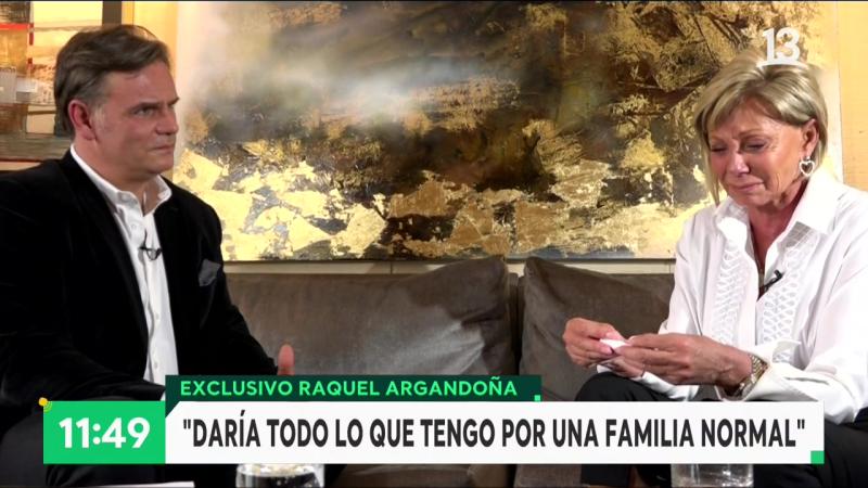 Raquel Argandoña revela lo que su mamá piensa del caso de Nano Calderón