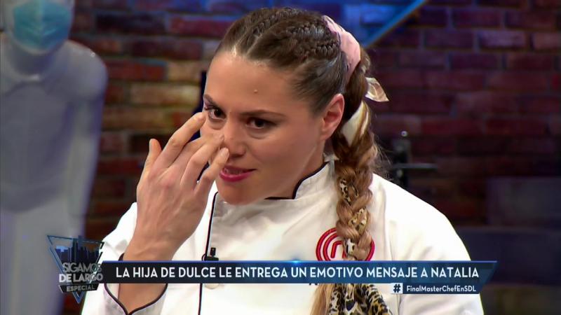 Natalia Duco llora al escuchar a hija de su fallecida entrenadora
