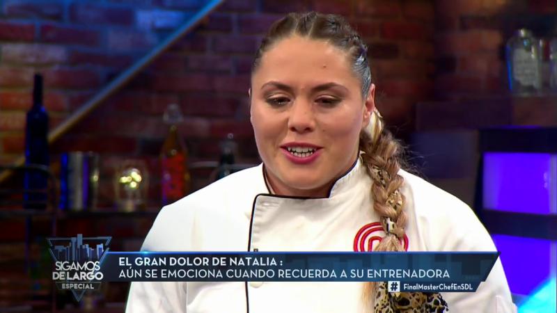 Natalia Duco llora al escuchar a hija de su fallecida entrenadora