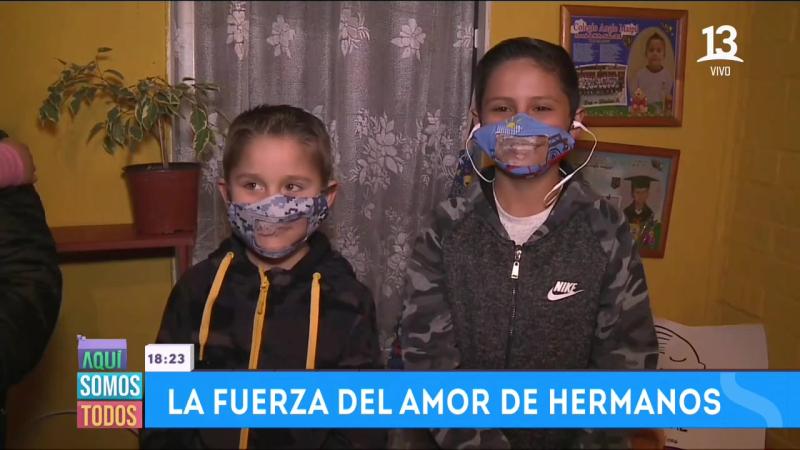 Niño emociona con su testimonio en Aquí Somos Todos