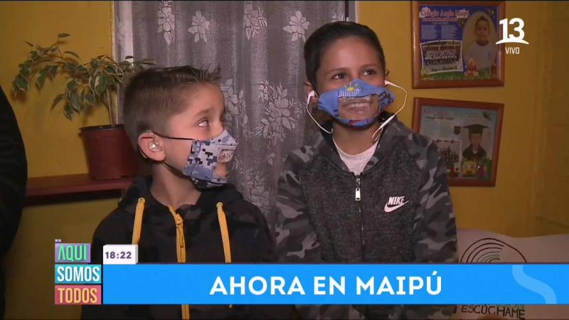 Niño emociona con su testimonio en Aquí Somos Todos