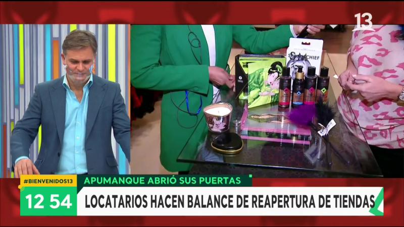 Notera de Bienvenidos hizo reír al tratar de ocultar producto sexual