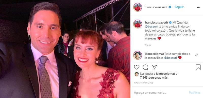 Pancho Saavedra dedica bello mensaje a Begoña Basauri