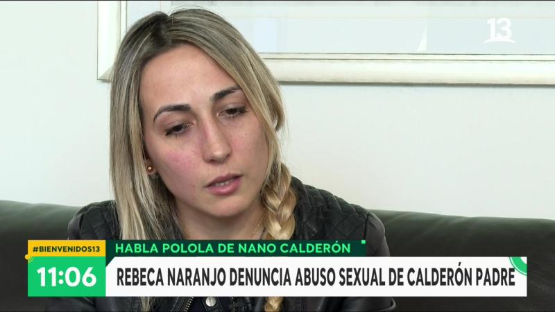 Novia de Nano Calderón descarta que le pidieran querellarse contra su suegro