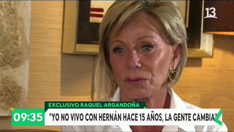 Raquel Argandoña se sincera sobre “tocaciones” de Hernán Calderón