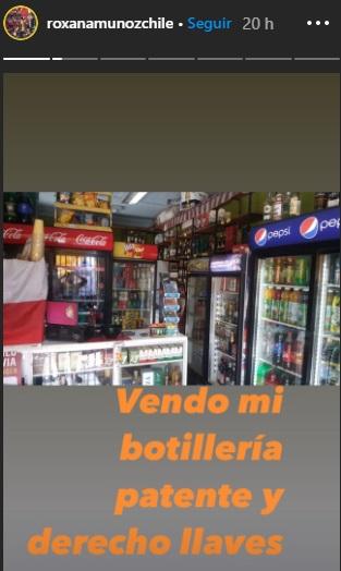 Roxana Muñoz pone a la venta su botillería por crisis