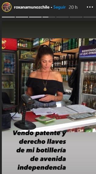 Roxana Muñoz pone a la venta su botillería por crisis