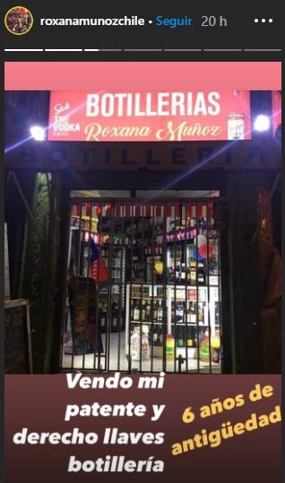 Roxana Muñoz pone a la venta su botillería por crisis