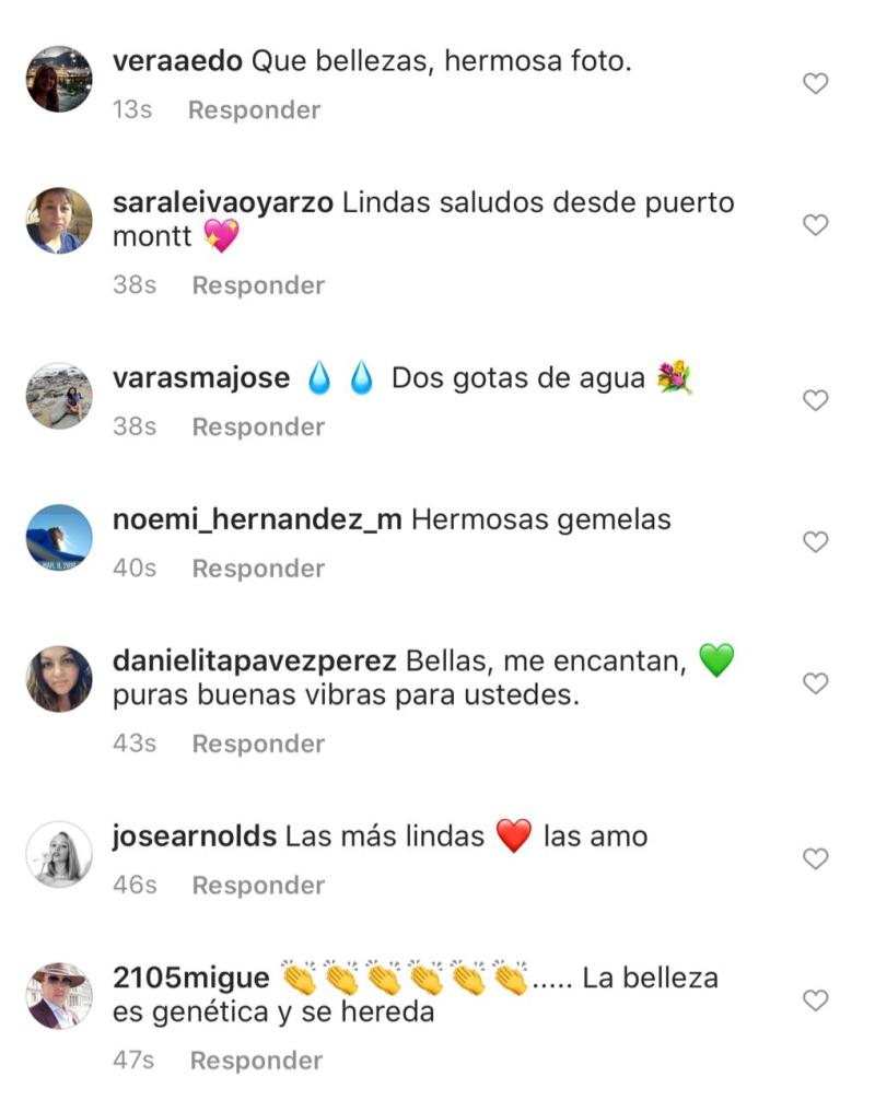 usuarios comentan parecido de marcela vacarezza y su hija