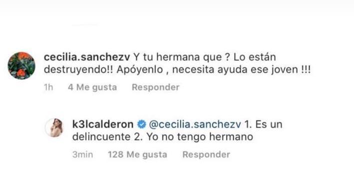 Mensaje de Kel Calderón