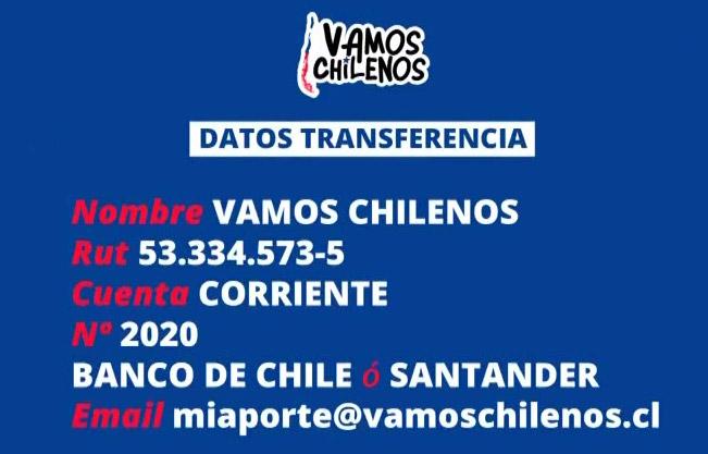 donar a "Vamos Chilenos"
