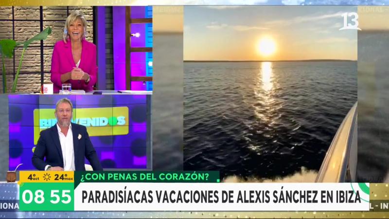 Calugas de Alexis Sánchez generan pregunta indiscreta en “Bienvenidos”