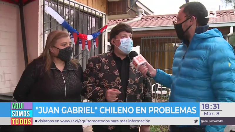 Doble chileno de Juan Gabriel ahora vende colaciones para vivir