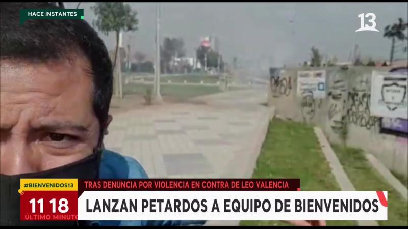 Equipo de Bienvenidos es atacado con petardos en Estadio Monumental