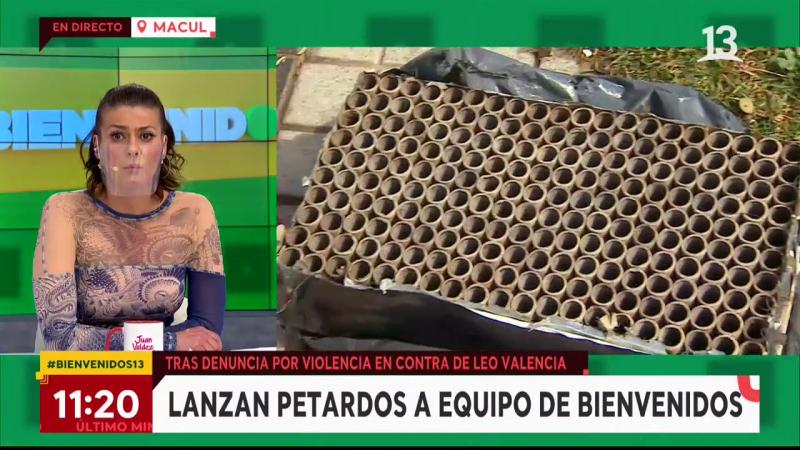 Equipo de Bienvenidos es atacado con petardos en Estadio Monumental