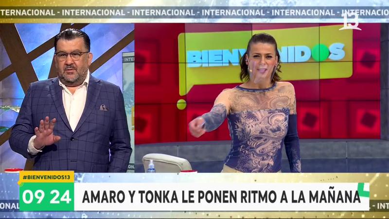 Amaro Gómez-Pablos se sacó los zapatos para bailar en Bienvenidos