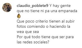 “Que poco criterio”: Cathy Barriga responde dura crítica de seguidor