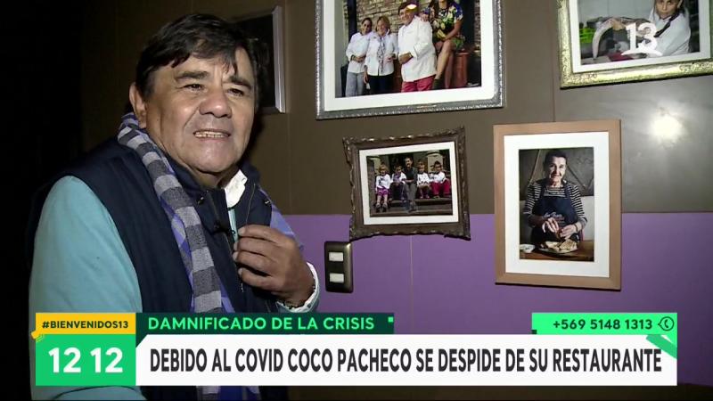 “Tiré la toalla”: Coco Pacheco cierra restaurante por crisis económica