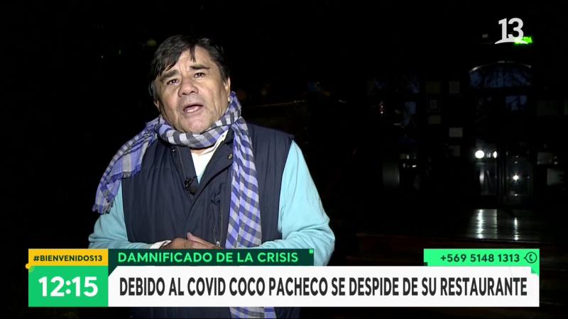 “Tiré la toalla”: Coco Pacheco cierra restaurante por crisis económica
