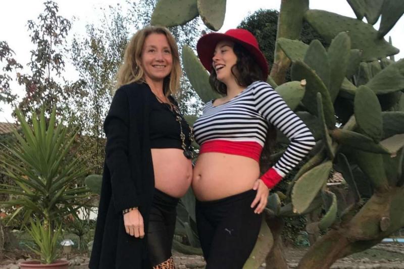 Cota Castelblanco y su mamá