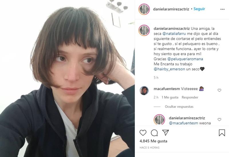 Daniela Ramírez se somete a radical cambio de look