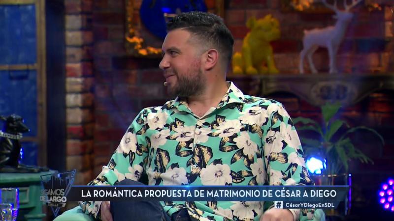 Marido de César Campos cuenta cómo le propuso matrimonio