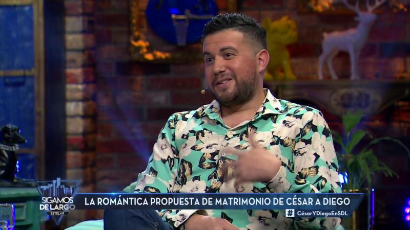 Marido de César Campos cuenta cómo le propuso matrimonio