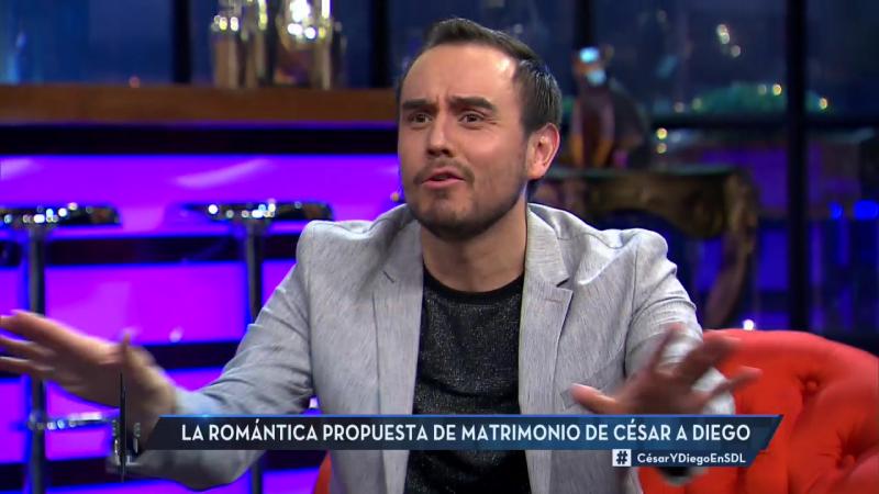 Marido de César Campos cuenta cómo le propuso matrimonio