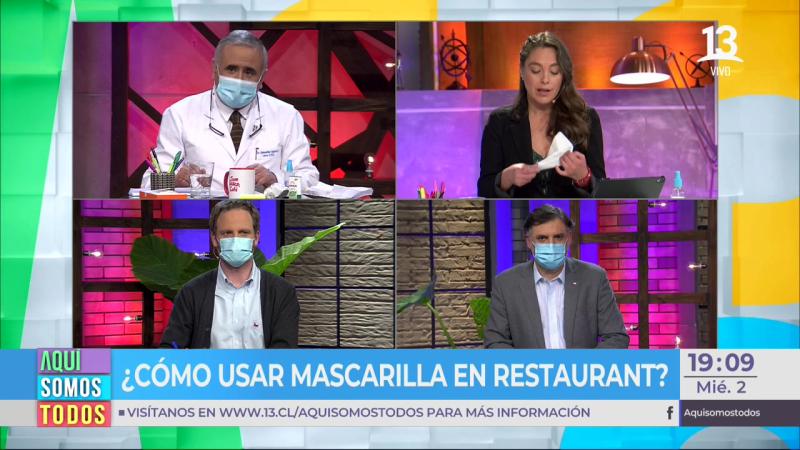 Doctor Ugarte enseña a sacarse correctamente la mascarilla