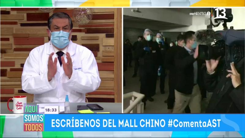 Doctor Molina sorprende con curiosa arenga para “Vamos chilenos”