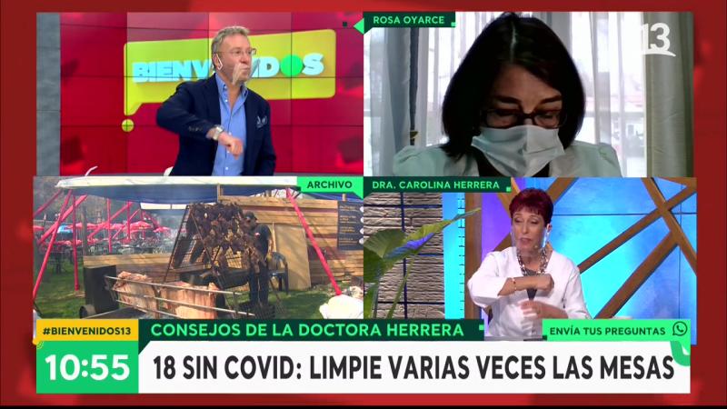 Doctora Herrera rechazó saludo con el codo de Martín Cárcamo