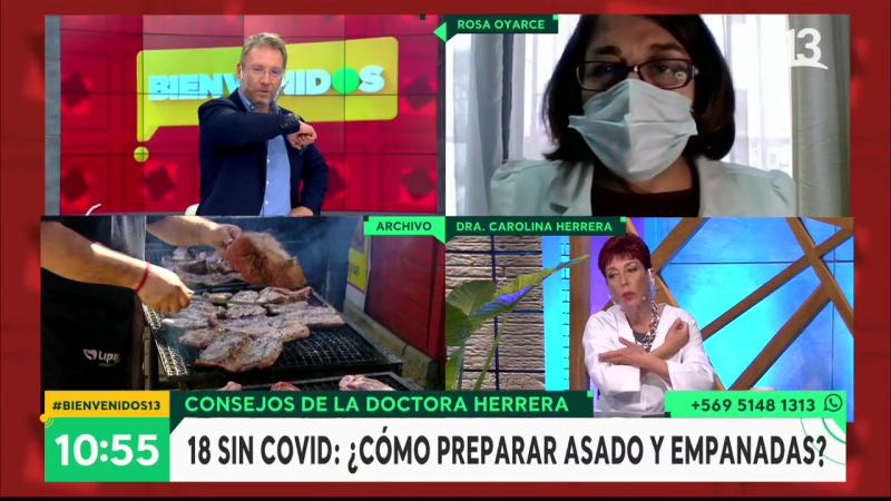 Doctora Herrera rechazó saludo con el codo de Martín Cárcamo