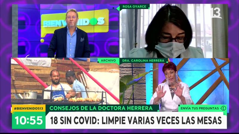 Doctora Herrera rechazó saludo con el codo de Martín Cárcamo