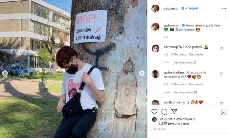 Francisco Dañobeitía usa un crop top y se llena de elogios