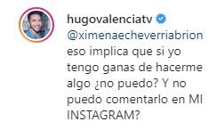 Hugo Valencia enseña cómo quedó tras retocarse la nariz