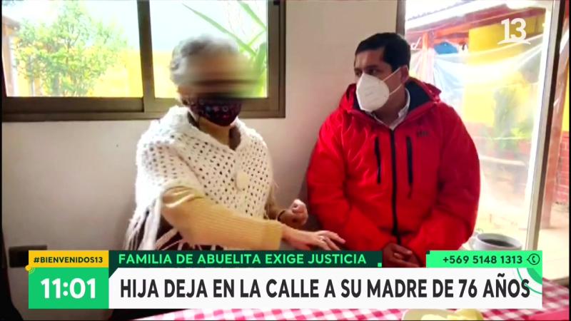 Impacto en Linares por mujer dejó a su madre de 76 años en la calle
