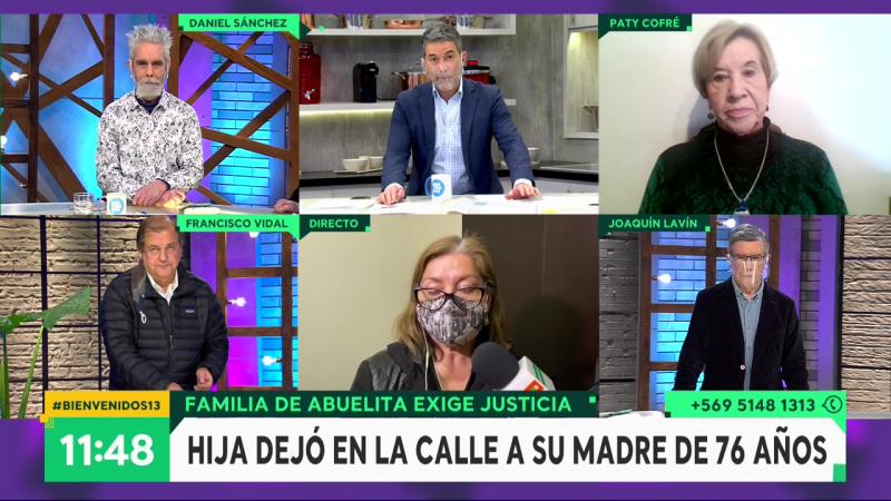 Paty Cofré se emociona tras abandono de adulta mayor en Linares