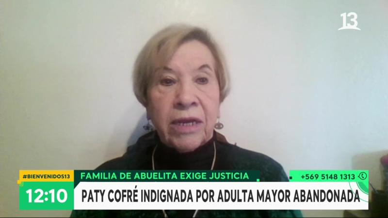 Paty Cofré se emociona tras abandono de adulta mayor en Linares